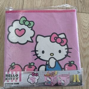 NWT Hello Kitty Set Of 2 Storage Cubes